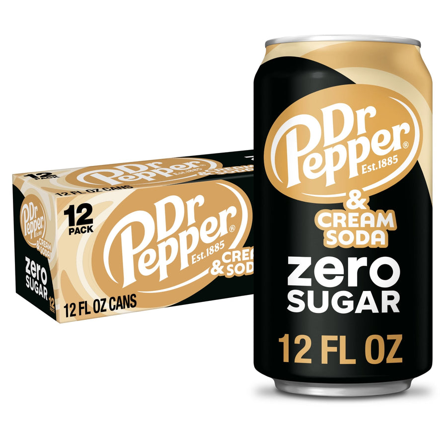 Dr Pepper & Cream Soda Zero Sugar U2