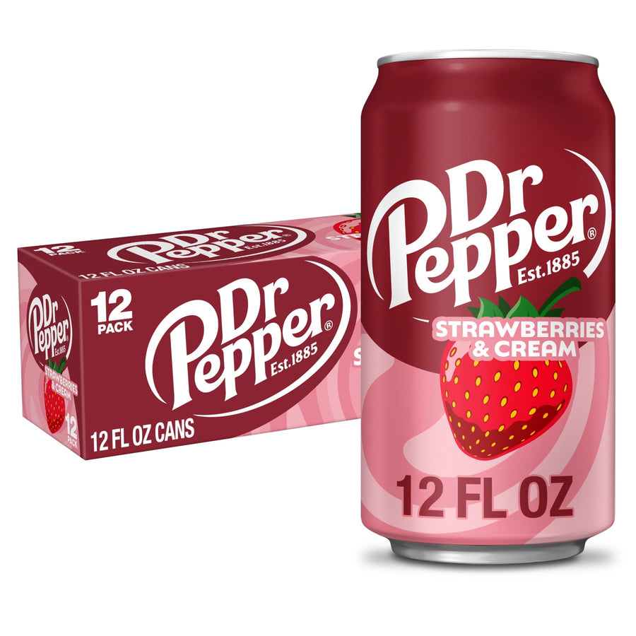 Dr Pepper Strawberries & Cream Soda E6